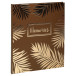 Guest book 100p. gold 27x22cm PALMA red/ Pc.