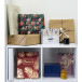 Guest book 100p. gold 27x22cm PALMA red/ Pc.