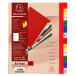 Intercalaires imprimés mensuel PP couleurs 12/100e - 12 positions - A4+/ Pce
