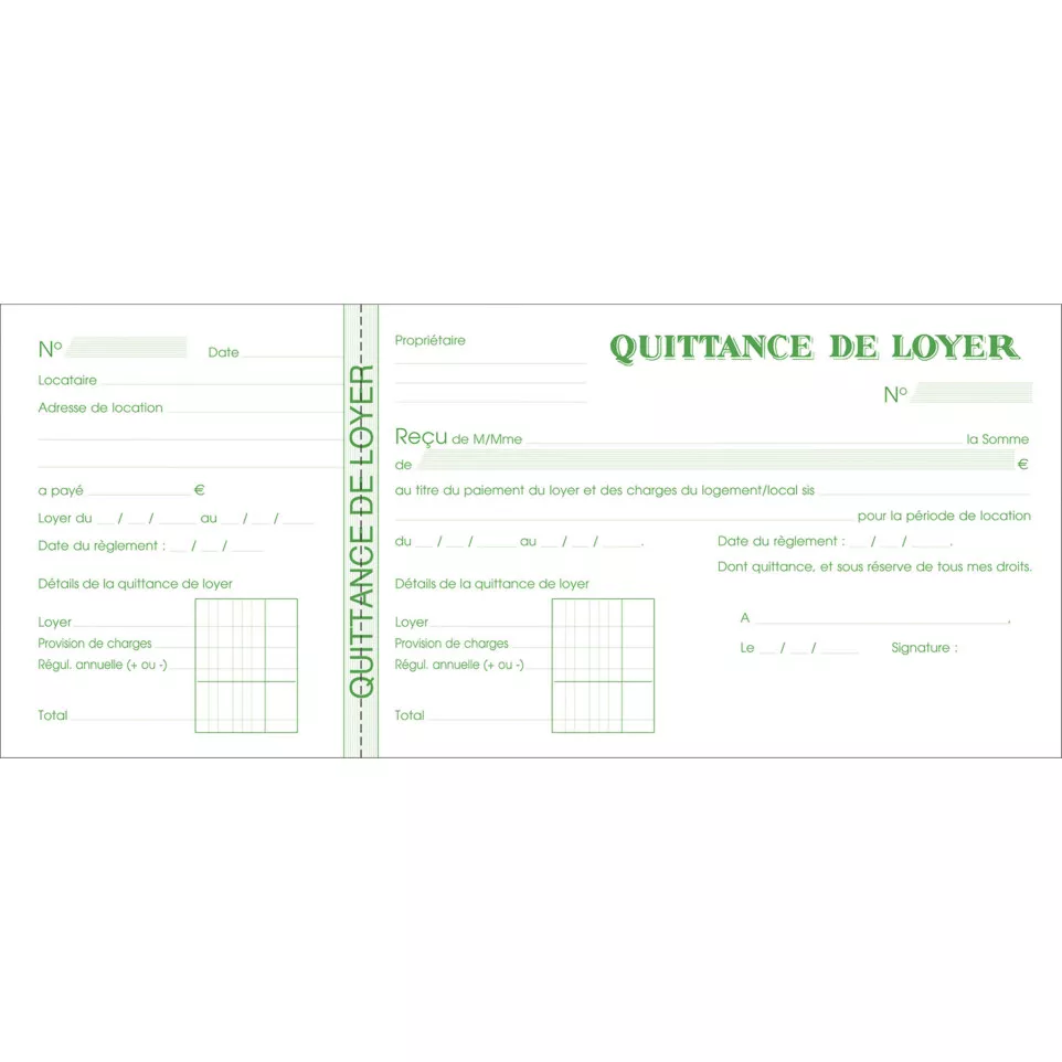 QUITTANCES LOYER 10,-1/16,5 50...