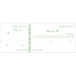 Register binding 32x26cm 4 rings with refill of 100 printed sheets, Title movements/ Pc.