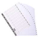 Indices A4+ 20Pt A-Z White Tabs White/ Pc.