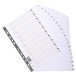 Indices A4+ 20Pt A-Z White Tabs White/ Pc.