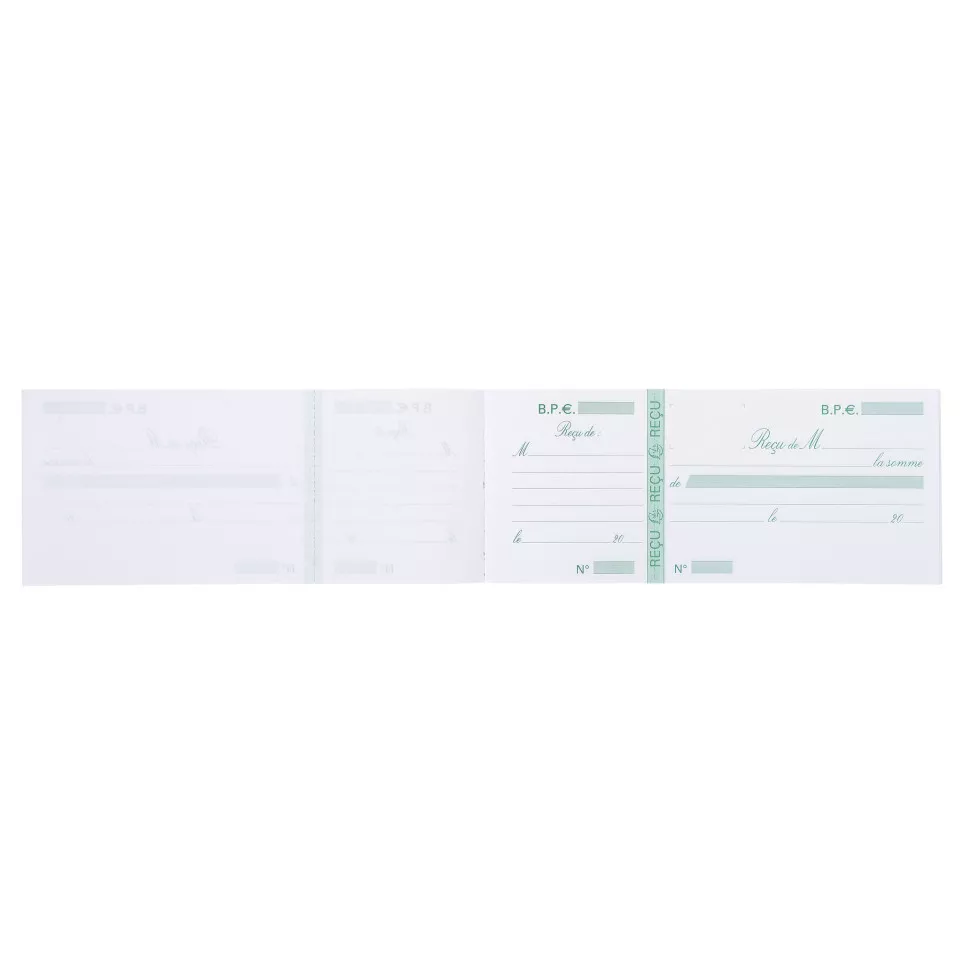 CARNET "Reçus" 9/13 50 FLLETS-/ Pce