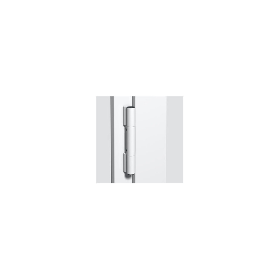 Paumelle pvc 105 nn - Finition : Blanc RAL9016 - Recouvrement (mm) : 16