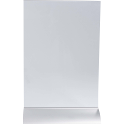Inclined visual display holder A4 aluminium foot/ Pc.