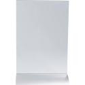 Inclined visual display holder A4 aluminium foot/ Pc.