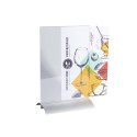 Inclined visual display holder A4 aluminium foot/ Pc.