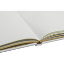 Ring flower gold edge 100 page guestbook/ Pc.