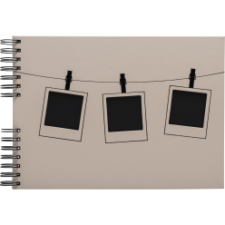 Spiral photo album 50 black...