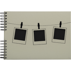 Spiral photo album 50 black...