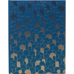 Gastenboek 100p goud- 27x22...