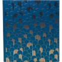 Fotoalb boek 60p zw-29x32 Néo Déco blauw/ St.