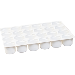 TRAY WITH 24 CUPS +-CAPS AND 1 DROPPER/ Pc.