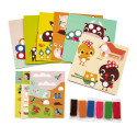 Coffret créatif, Pâte à modeler et gommettes/ Pce