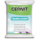 CERNIT - A Bar of Translucent Polymer Clay - Baking Modelling Clay - Lime green colour - 56 g block - CE0920056605C/ Pc.