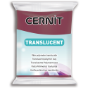 CERNIT - A Bar of Translucent Polymer Clay - Baking Modelling Clay - Burgundy colour - 56 g block - CE0920056411C/ Pc.