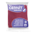 CERNIT - A Bar of Translucent Polymer Clay - Baking Modelling Clay - Burgundy colour - 56 g block - CE0920056411C/ Pc.