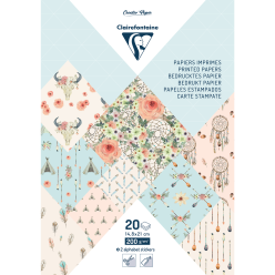 A5 printed paper pad- 20S -...