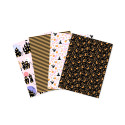 Assortiment 4 foliep-apieren Halloween/ St.