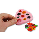 Cernit moule en silicone ø 7 cm Fleurs/ Pce