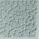 Cernit plaque de texture Clovers/ Pce
