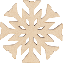 Cimier flocon 20x1,5x20 cm/...