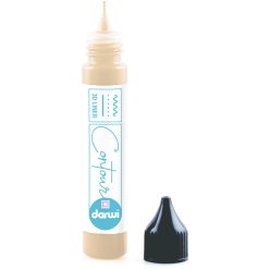 DARWI GLASS CONTOUR-applicator 30ml goud/ St.