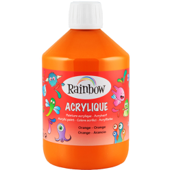 Peinture acryl. Rain-bow...