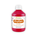 Peinture acryl. Rain-bow 500mL Rouge prim/ Pce