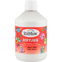 Peinture acryl. Rainbow...