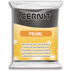 Cernit PEARL 56g Zwart-/ St.