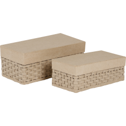 Rectangular Woven Boxes -...