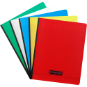 Cahier brochure 8000 POLYPRO 17x22 cm 192 pages grands carreaux 90 g/ Pce