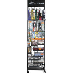 PRESENTOIR METAL NOI-R 1932*500*395mm/ Pce