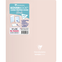 KB BLUSH, STPLD NTBK- 17X22...