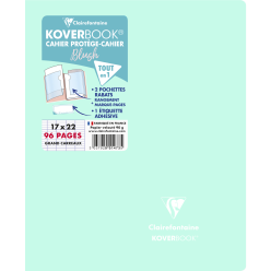 KB BLUSH, STPLD NTBK- 17X22...