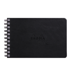 Rhodia 116176C Rhodia Touch Mixed Media Book, Papel Paint'On Extra Blanco 250 G - 15 X 15 Cm, 40 Páginas Folleto Cosido Rígido