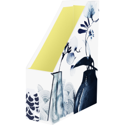 Inkebana tijdschrift-enhoud. 25x10x32,5cm/ St.