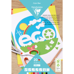 RECYCLED COLORED PAP-ER, A4...