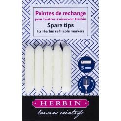 5 Viltstift vervangpunten...