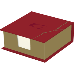 K3 Maiko, Bloc cube 11x4cm...