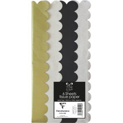 6PK MET SCOLLAPED TISSUE...