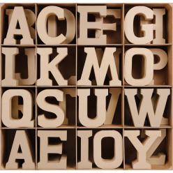 Présentoir plein alphabet...