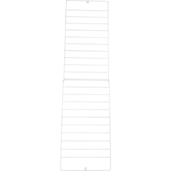 Présentoir échelle blanc/ Pce