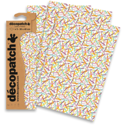 3 Décopatch sheets réf....