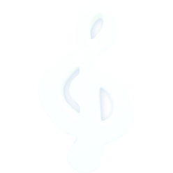 Symbool 12cm, Solsleutel-/ St.