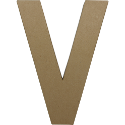 Lettre V fantaisie/ Pce