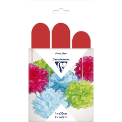 Clairefontaine Silk Pompoms...