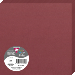 Paquet de 25 cartes pliées...